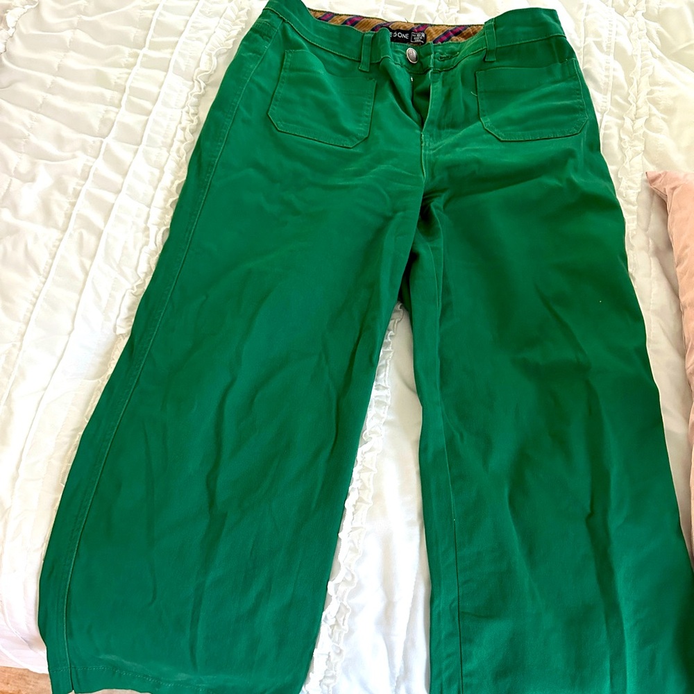 Green wide leg pant from stitch fix